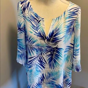 Women’s J Jill Linen Top, Size Small